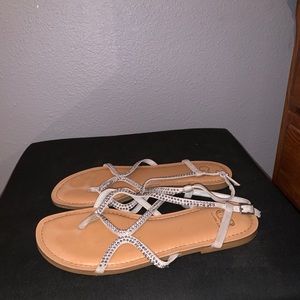Bedazzled sandals